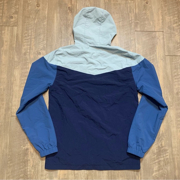 Blue weatherproof hooded windbreaker jacket sz S - Picture 2 of 6